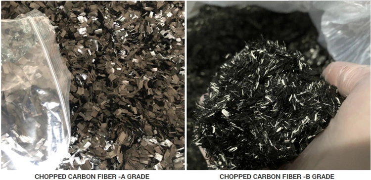 China Factory Electrically Conductive Chopped Carbon Fiber Flake Chopped Carbon Fiber